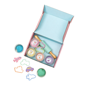 Набор теста для лепки LUKNO с аксессуарами "Транспорт"